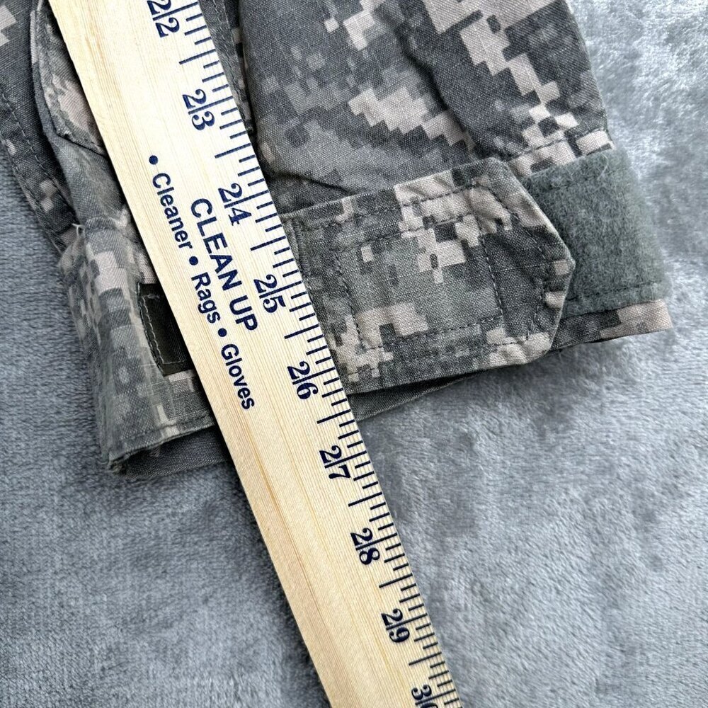 US Army Combat Uniform ACU Top Shirt Jacket Digital Camo Medium Long - Picture 4 of 7